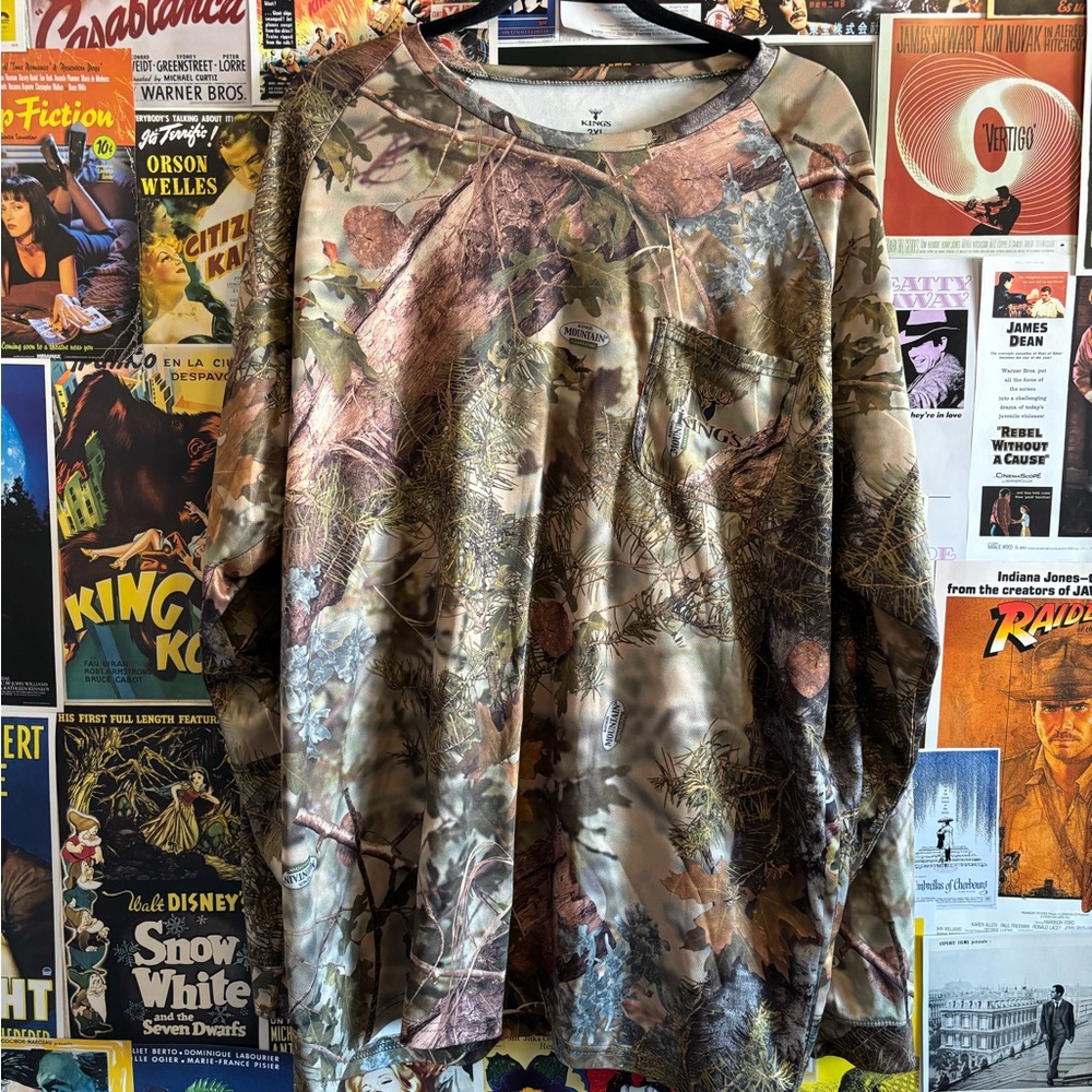 Real tree camo long sleeve shirt